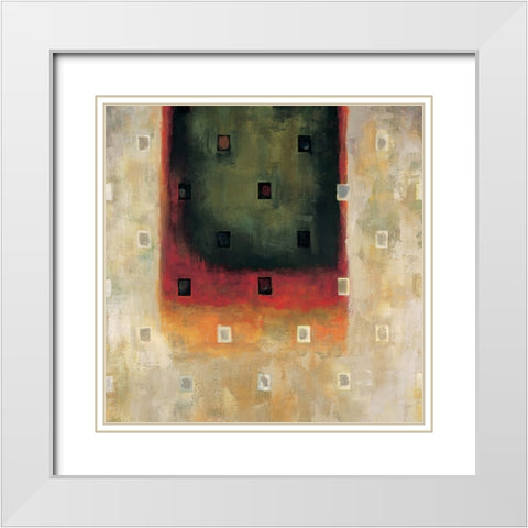 Hang Time I White Modern Wood Framed Art Print with Double Matting by James, Sandra