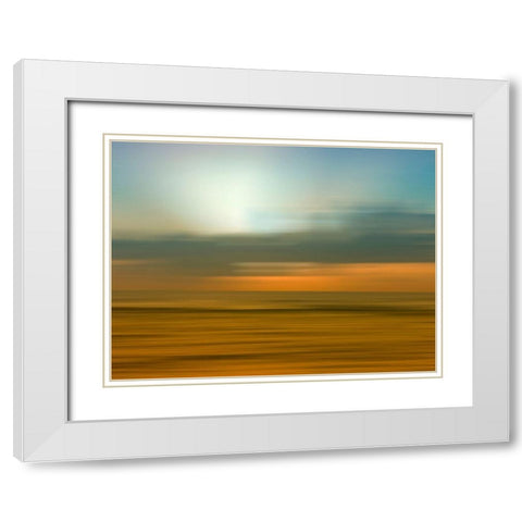 USA, Hawaii, Kauai, sunset White Modern Wood Framed Art Print with Double Matting by Plank, Savanah