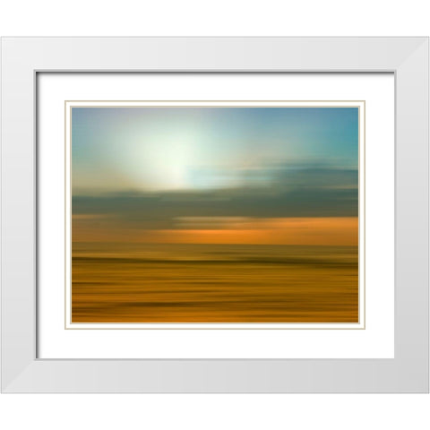 USA, Hawaii, Kauai, sunset White Modern Wood Framed Art Print with Double Matting by Plank, Savanah