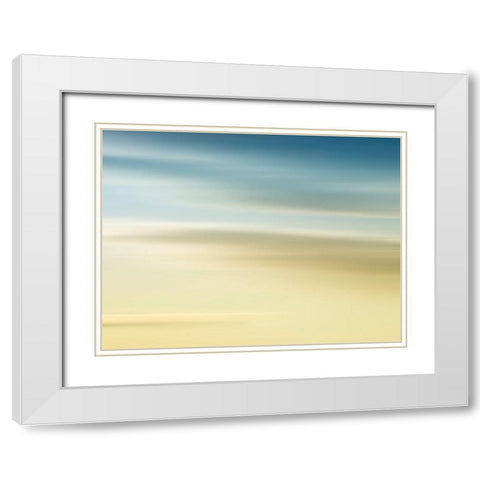 Cloud Formations White Modern Wood Framed Art Print with Double Matting by Plank, Savanah