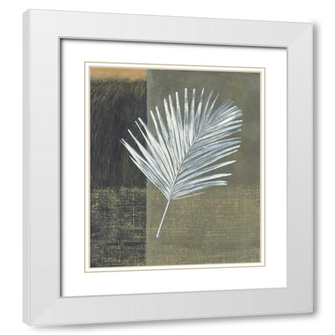 Kentia White Modern Wood Framed Art Print with Double Matting by Peterson, Steve