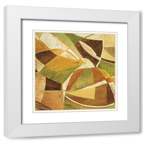 Magic I White Modern Wood Framed Art Print with Double Matting by Sadler, Sean