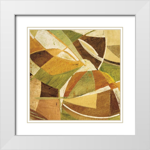 Magic I White Modern Wood Framed Art Print with Double Matting by Sadler, Sean