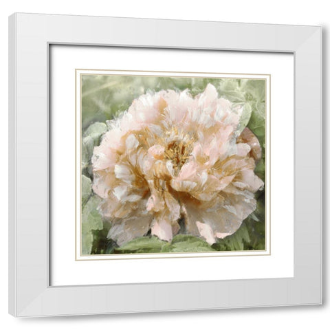 Solo II White Modern Wood Framed Art Print with Double Matting by Sullivan, Shawna