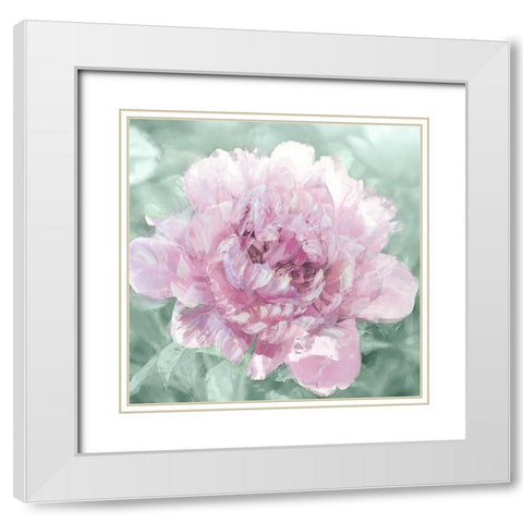 Solo Blush I White Modern Wood Framed Art Print with Double Matting by Sullivan, Shawna