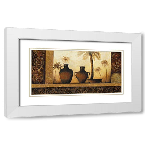 Enchantment White Modern Wood Framed Art Print with Double Matting by Williamson, Sarah