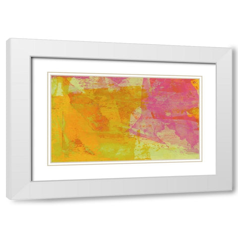 Gift II White Modern Wood Framed Art Print with Double Matting by Stevenett, Diane