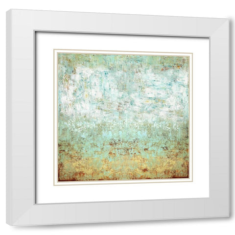 In the Meantime White Modern Wood Framed Art Print with Double Matting by Hamilton, Taylor