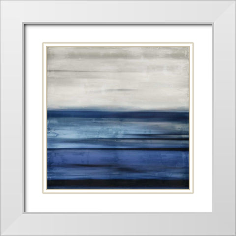 Interlude White Modern Wood Framed Art Print with Double Matting by Hamilton, Taylor