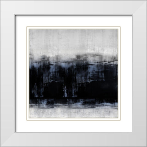Emerging II White Modern Wood Framed Art Print with Double Matting by Hamilton, Taylor