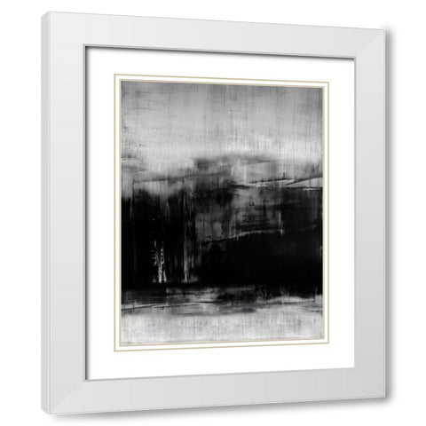 Emerging I White Modern Wood Framed Art Print with Double Matting by Hamilton, Taylor