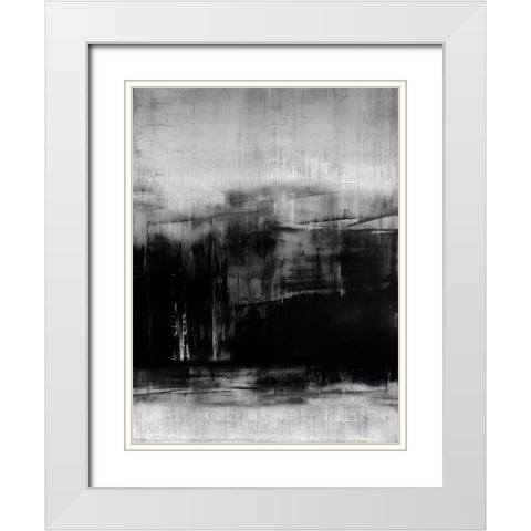 Emerging I White Modern Wood Framed Art Print with Double Matting by Hamilton, Taylor