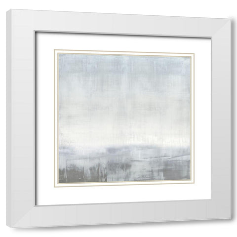 Fate II White Modern Wood Framed Art Print with Double Matting by Hamilton, Taylor