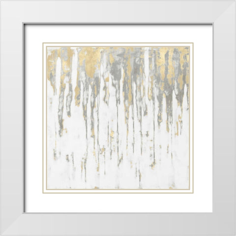 Momentary Reflection I White Modern Wood Framed Art Print with Double Matting by Conley, Tom