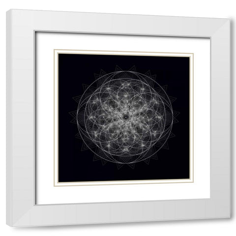 Dynamic I White Modern Wood Framed Art Print with Double Matting by Anderson, Tyler
