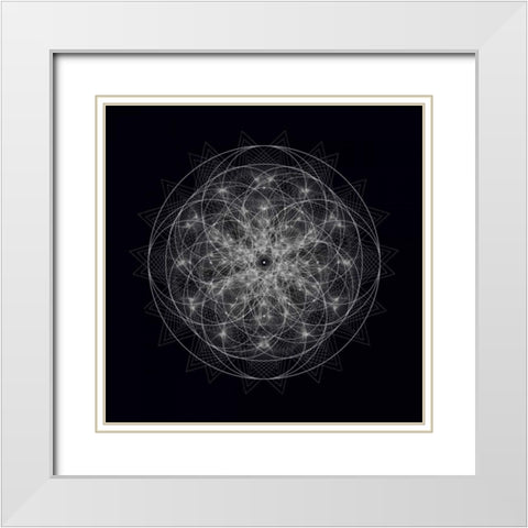 Dynamic I White Modern Wood Framed Art Print with Double Matting by Anderson, Tyler