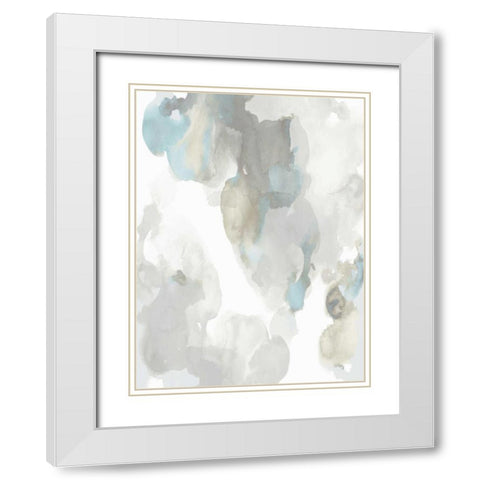 Elevate II White Modern Wood Framed Art Print with Double Matting by Mitchell, Lauren