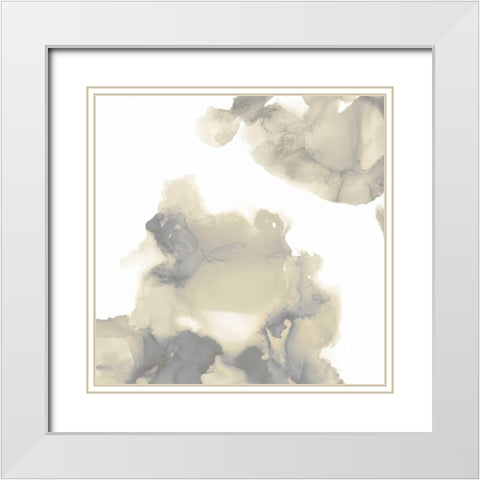 Elevate in Grey II White Modern Wood Framed Art Print with Double Matting by Mitchell, Lauren