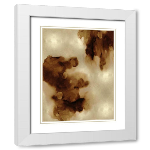 Entice in Bronze White Modern Wood Framed Art Print with Double Matting by Mitchell, Lauren