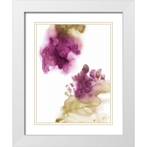 Tempting White Modern Wood Framed Art Print with Double Matting by Mitchell, Lauren