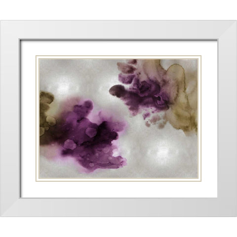 Tempting III in Silver White Modern Wood Framed Art Print with Double Matting by Mitchell, Lauren