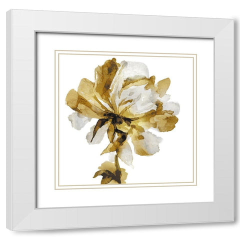 Fresh Bloom III White Modern Wood Framed Art Print with Double Matting by Austin, Vanessa