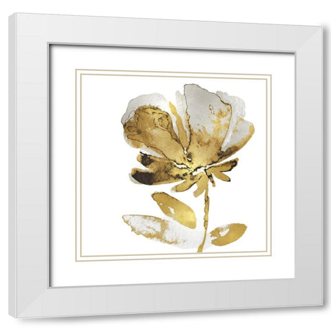 Fresh Bloom IV White Modern Wood Framed Art Print with Double Matting by Austin, Vanessa