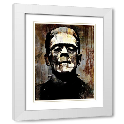 Frankenstein I White Modern Wood Framed Art Print with Double Matting by Wagner, Martin