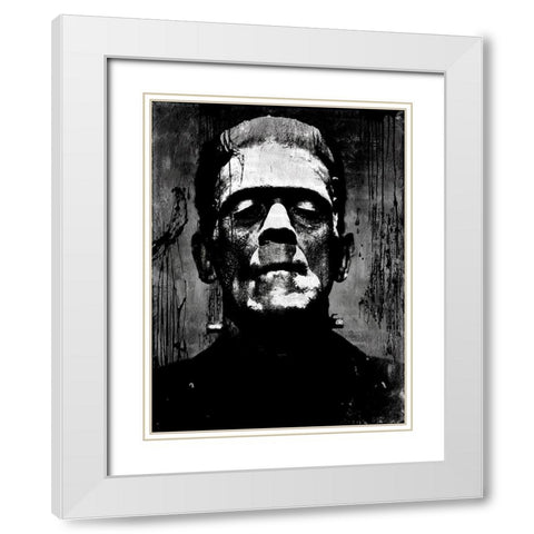 Frankenstein II White Modern Wood Framed Art Print with Double Matting by Wagner, Martin
