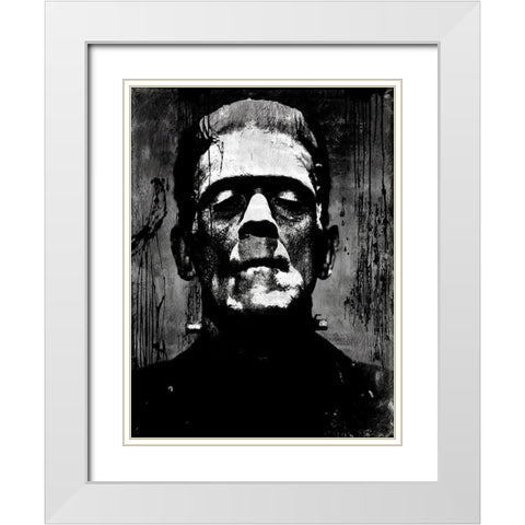 Frankenstein II White Modern Wood Framed Art Print with Double Matting by Wagner, Martin