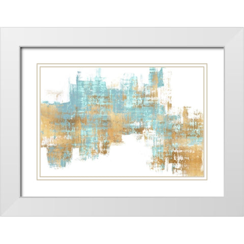 Infatuation I White Modern Wood Framed Art Print with Double Matting by Wise, Alex