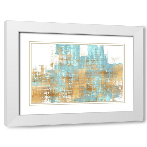 Infatuation II White Modern Wood Framed Art Print with Double Matting by Wise, Alex