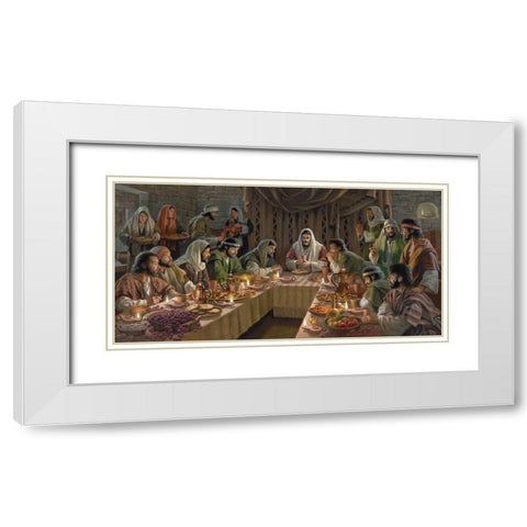 The Covenant White Modern Wood Framed Art Print with Double Matting by Seward, James