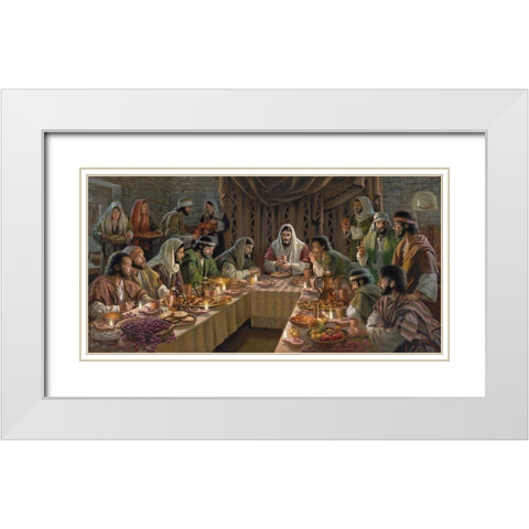 The Covenant White Modern Wood Framed Art Print with Double Matting by Seward, James