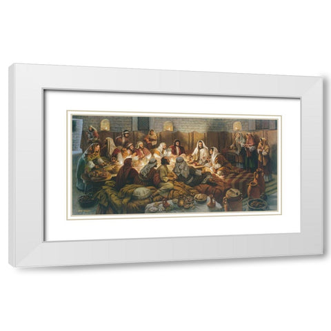 This Is My Body White Modern Wood Framed Art Print with Double Matting by Seward, James