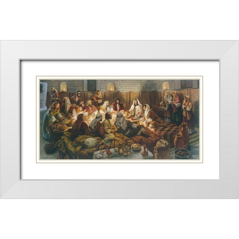 This Is My Body White Modern Wood Framed Art Print with Double Matting by Seward, James