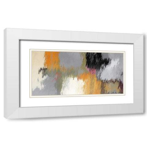 Color Blend II White Modern Wood Framed Art Print with Double Matting by Bolokofsky, Ronald