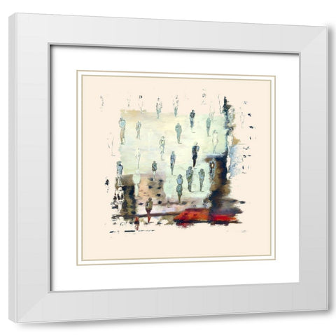 People and Places White Modern Wood Framed Art Print with Double Matting by Bolokofsky, Ronald