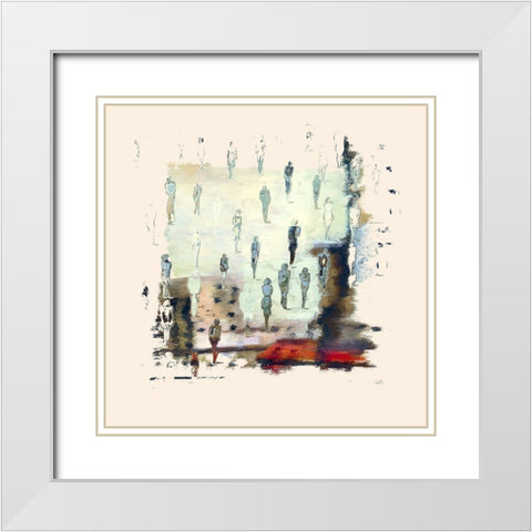 People and Places White Modern Wood Framed Art Print with Double Matting by Bolokofsky, Ronald