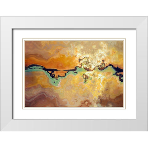 Desert Storm I White Modern Wood Framed Art Print with Double Matting by Bolokofsky, Ronald