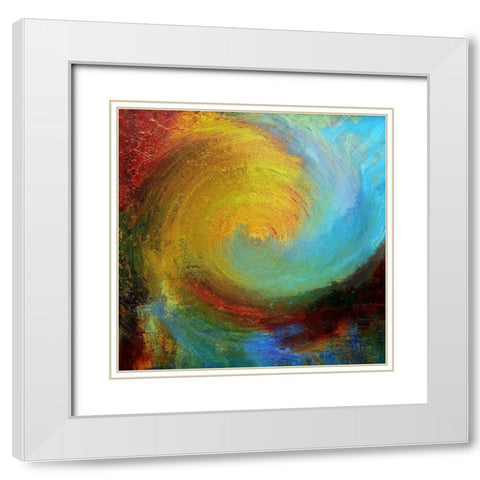 Pipeline II White Modern Wood Framed Art Print with Double Matting by Bolokofsky, Ronald