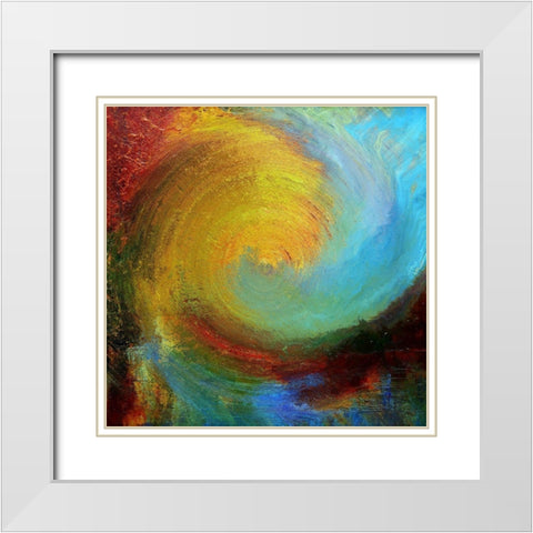 Pipeline II White Modern Wood Framed Art Print with Double Matting by Bolokofsky, Ronald