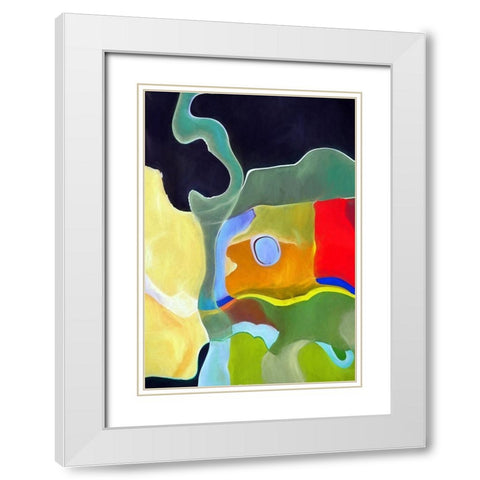 Mixed Bag I White Modern Wood Framed Art Print with Double Matting by Bolokofsky, Ronald