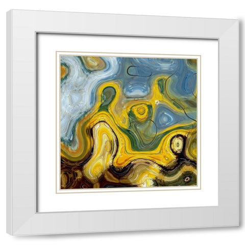 Bewilderment I White Modern Wood Framed Art Print with Double Matting by Bolokofsky, Ronald