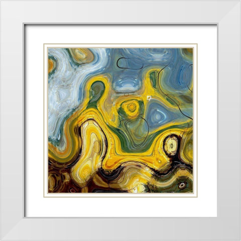 Bewilderment I White Modern Wood Framed Art Print with Double Matting by Bolokofsky, Ronald