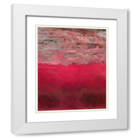 The Plains VII White Modern Wood Framed Art Print with Double Matting by Bolokofsky, Ronald