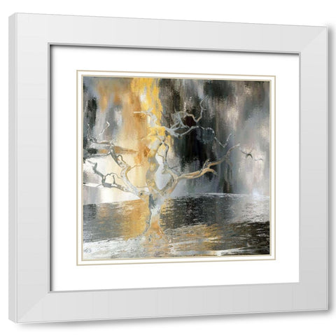 Against All Odds White Modern Wood Framed Art Print with Double Matting by Bolokofsky, Ronald