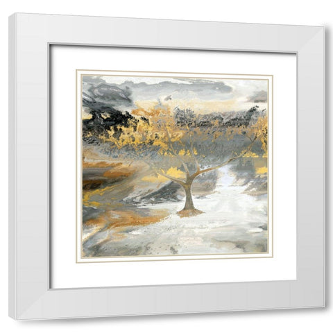 Taking Root White Modern Wood Framed Art Print with Double Matting by Bolokofsky, Ronald