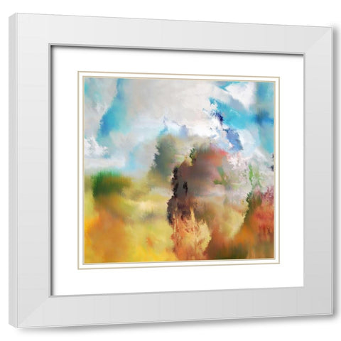 Prairie Fever White Modern Wood Framed Art Print with Double Matting by Bolokofsky, Ronald
