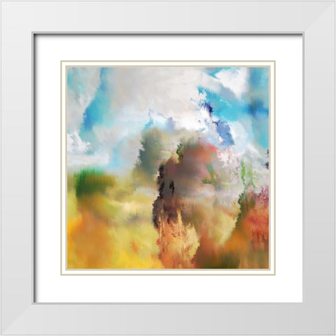 Prairie Fever White Modern Wood Framed Art Print with Double Matting by Bolokofsky, Ronald